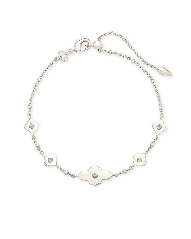 Abbie Delicate Chain Bracelet in Silver image number 0